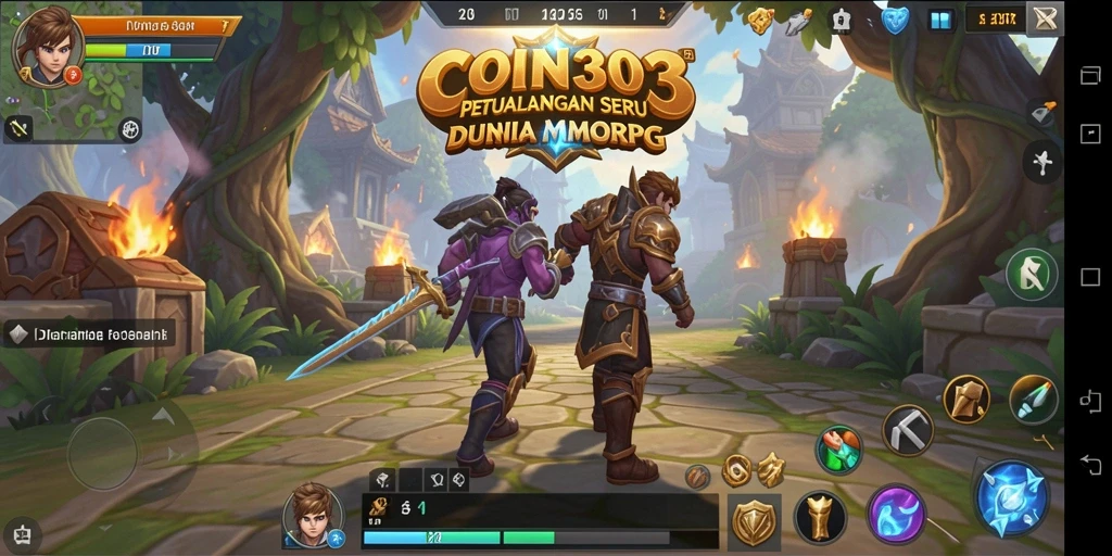 Tampilan gameplay COIN303 yang seru dan mendebarkan.