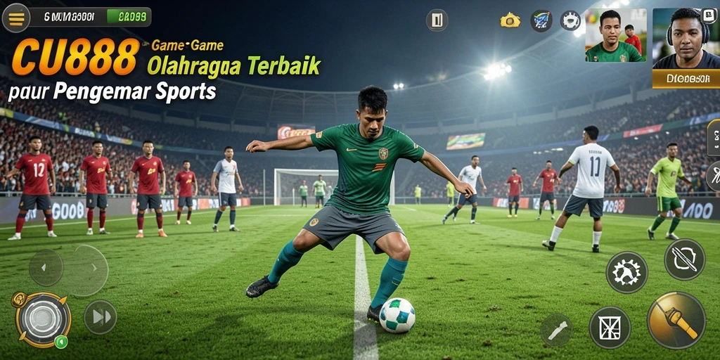 Screenshot gameplay CU888 yang menampilkan aksi seru dalam olahraga.