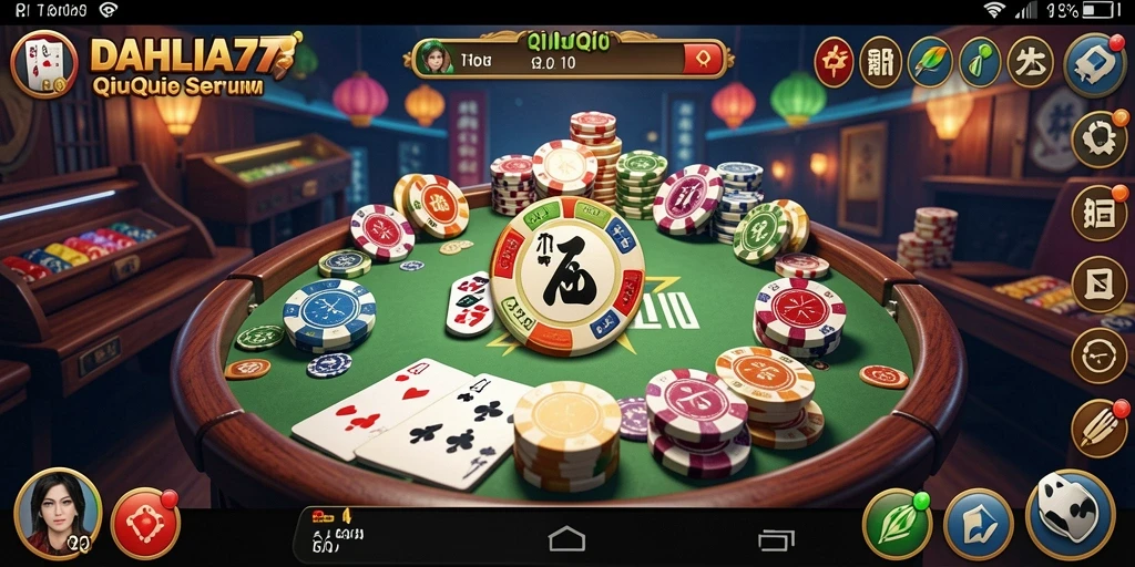 Tampilan gameplay seru dan menegangkan di DAHLIA77.