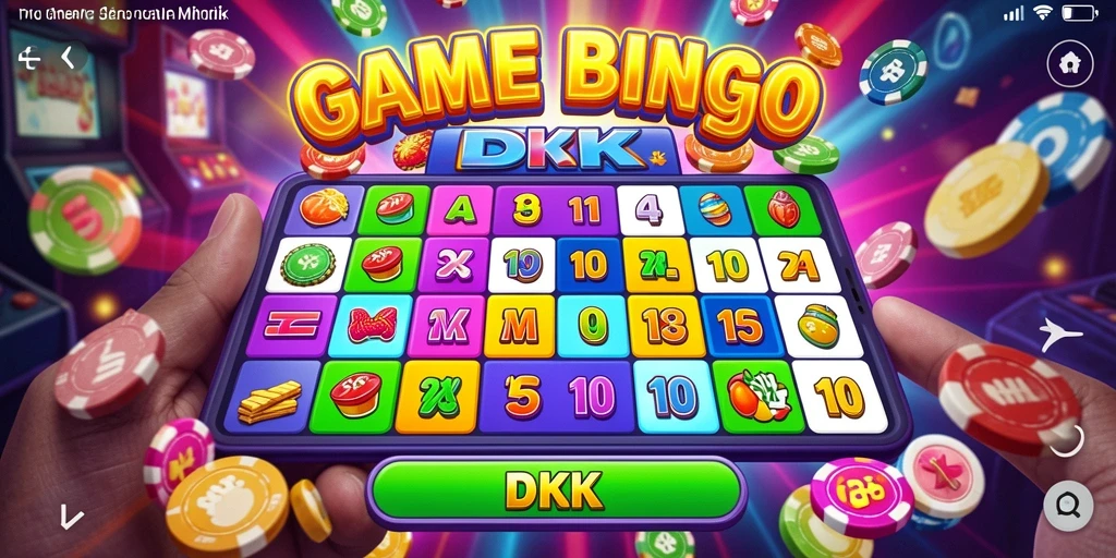 Gameplay seru Bingo dengan desain grafis menarik di DKK.