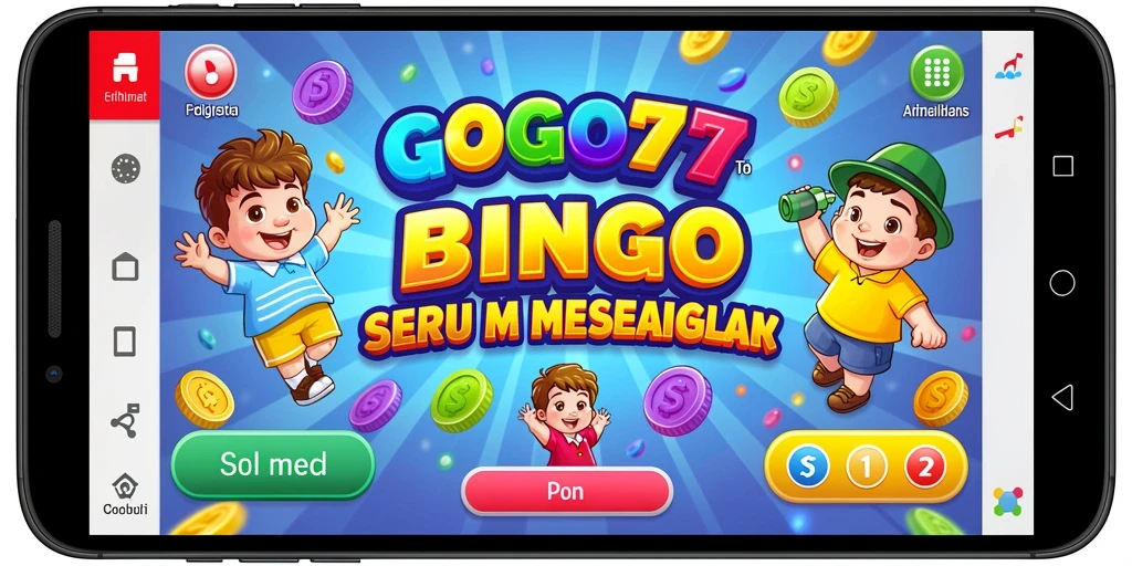 Screenshot permainan GOGO77 yang menunjukkan keseruan bermain Bingo.