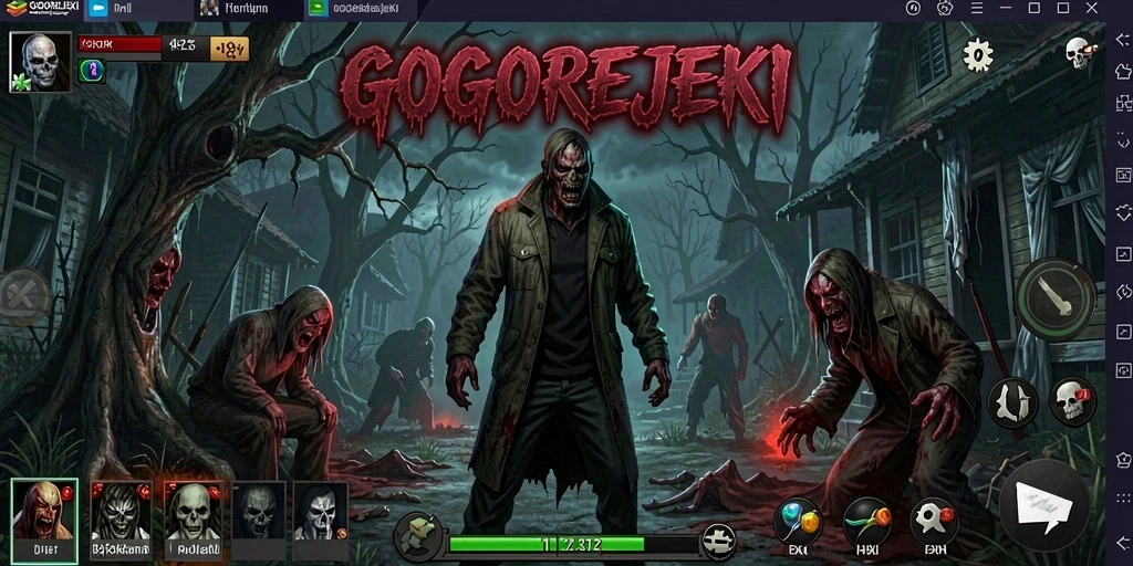 Tampilan menakutkan dari gameplay GOGOREJEKI yang penuh ketegangan.
