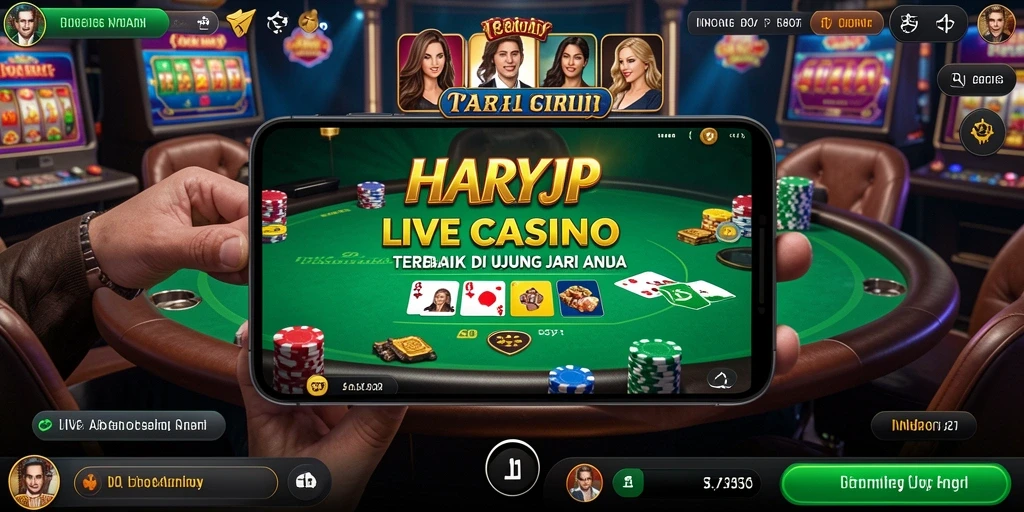 Tampilan menarik dari permainan Live Casino HARAPJP yang memukau.