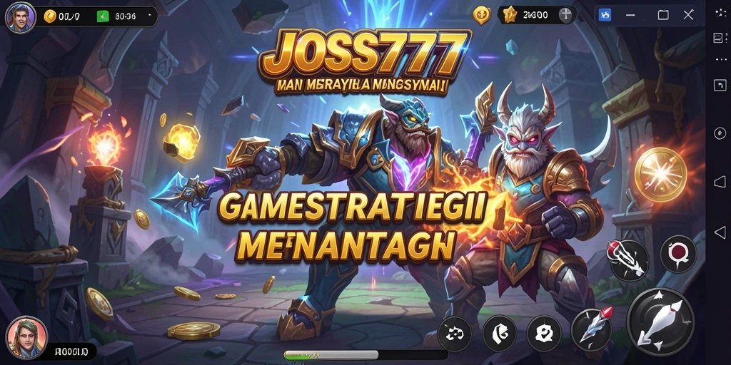 Tampilan gameplay JOSS777 yang menegangkan saat strategi diterapkan.