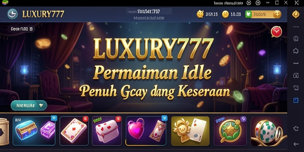 Tampilan gameplay LUXURY777 yang memukau dan mengasyikkan.