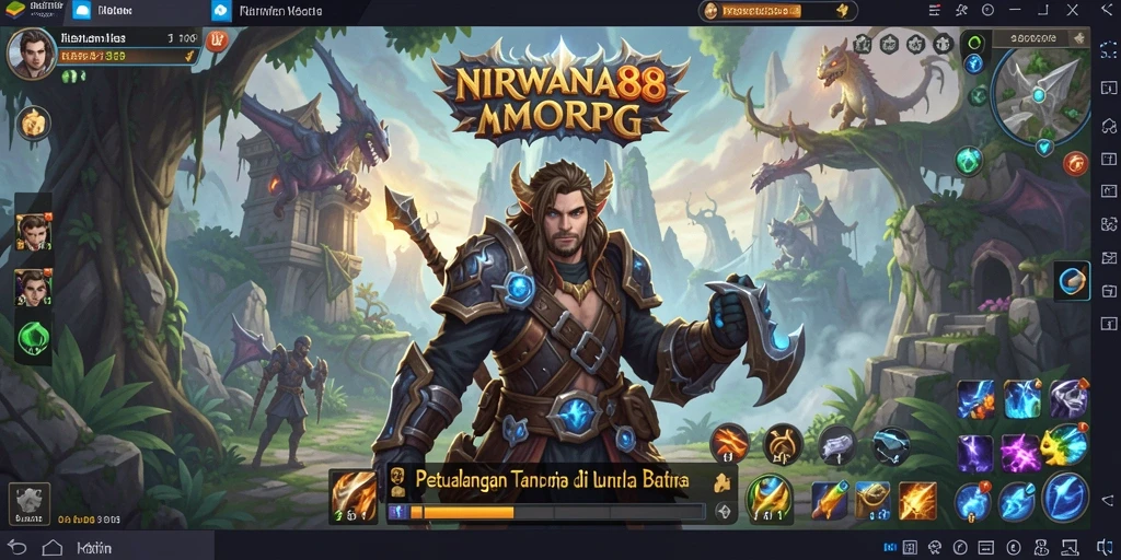 Gameplay menarik NIRWANA88 dalam dunia MMORPG yang luas.