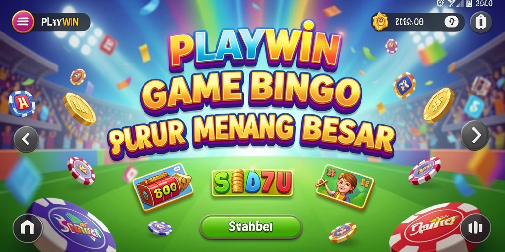 Tampilan menarik dari gameplay Bingo di PLAYWIN, penuh keseruan.