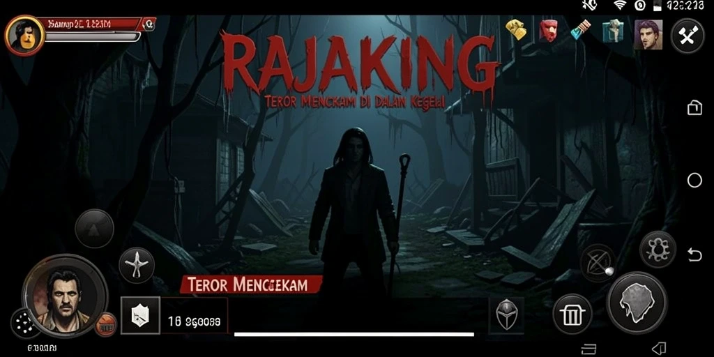 Gameplay RAJAKING yang menakutkan dan mencekam.