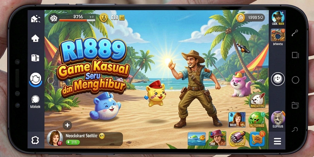 Screenshot utama RI889 menunjukkan gameplay yang seru dan menarik.