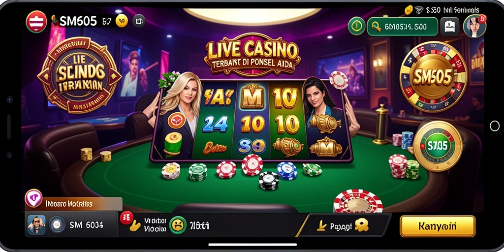 Menampilkan dealer langsung dan gameplay menarik di SM605.