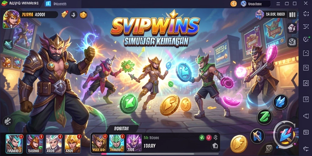 Tampilan gameplay SVIPWINS yang menarik dan mendebarkan.