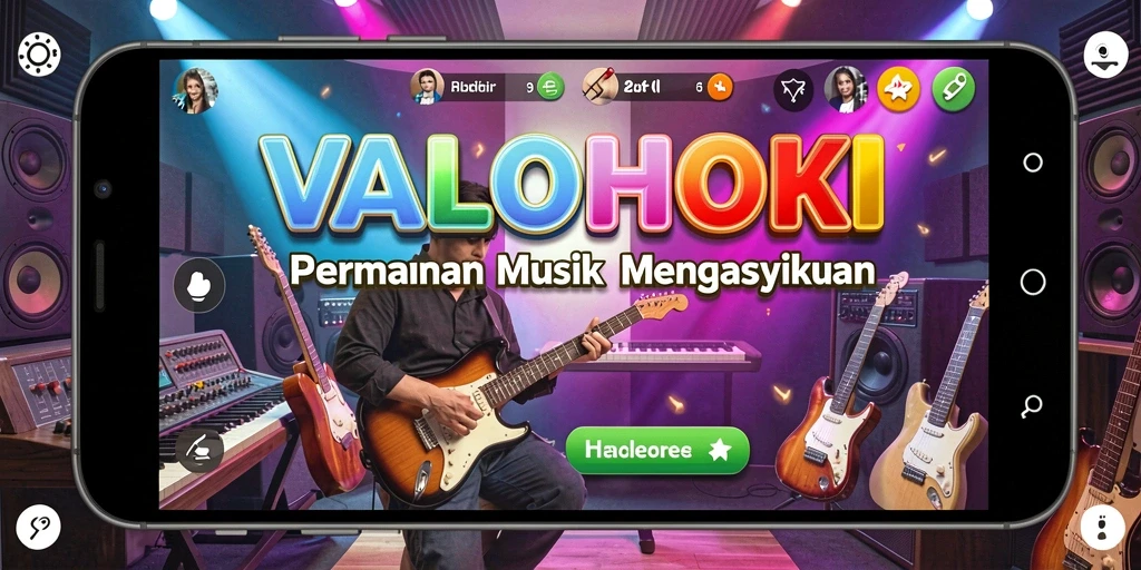 Gameplay VALOHOKI yang menarik dan penuh musik.