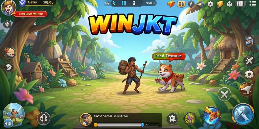 Screenshot dari gameplay <strong>WINJKT</strong> yang menarik dan penuh warna.
